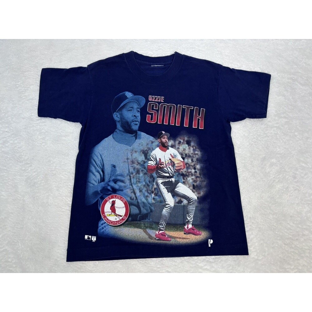 OZZIE SMITH St. Louis Cardinals 1996 Shirt Youth Large Vintage Pro Player Boys